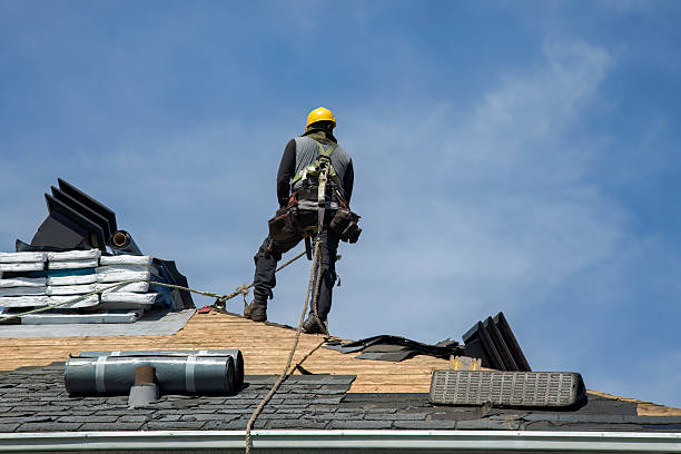 Professional Roof Replacement technician working in Adair, IL